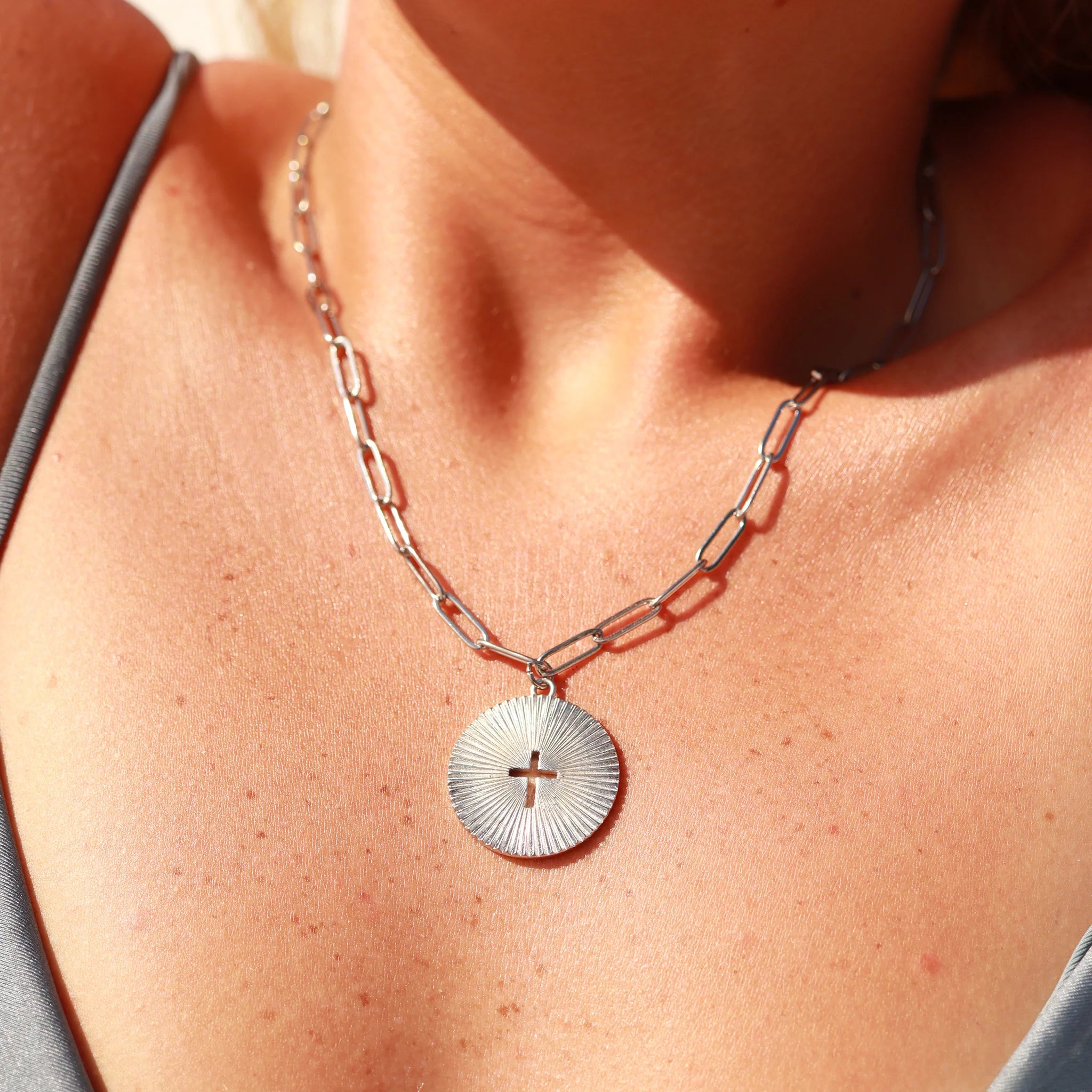 Sunshine Cross Necklace
