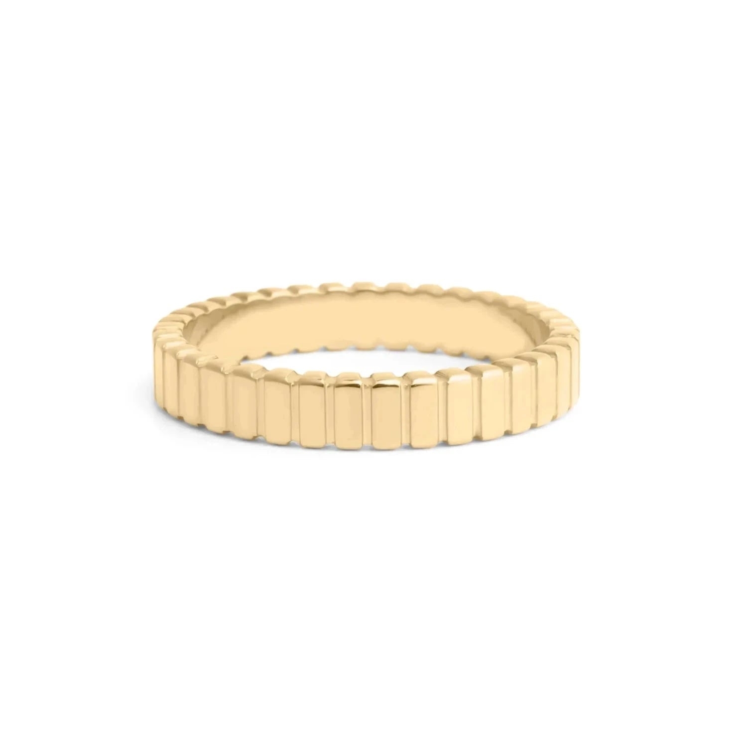Jade Fluted Ring