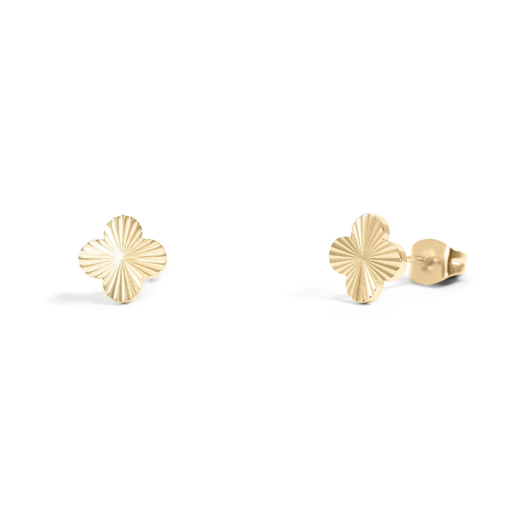 Lucky Clovera Studs