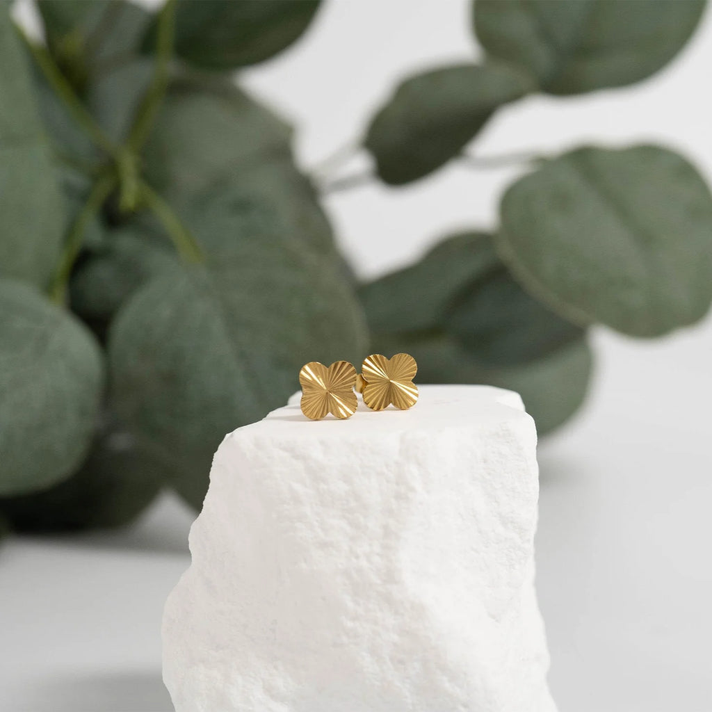 Lucky Clovera Studs