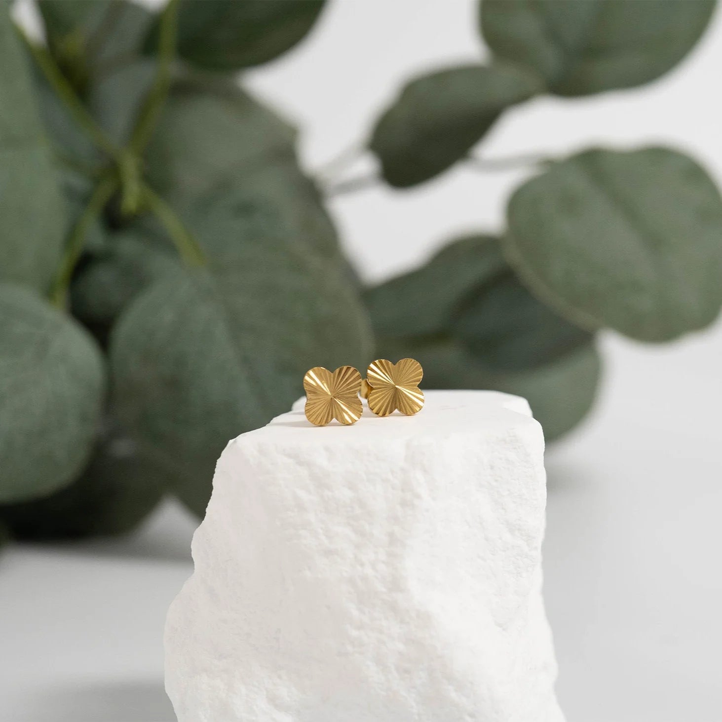 Lucky Clovera Studs