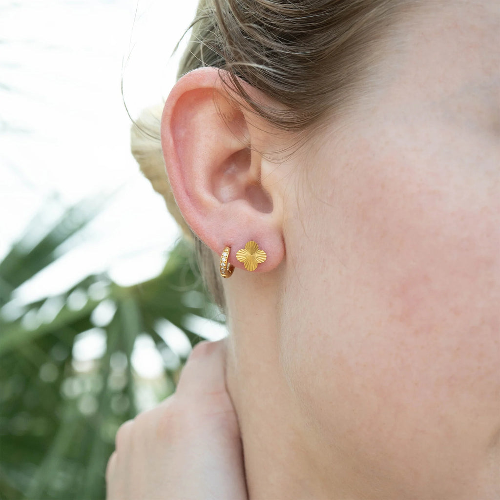 Lucky Clovera Studs