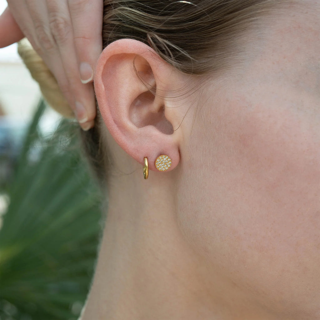 Luna Pavé Studs
