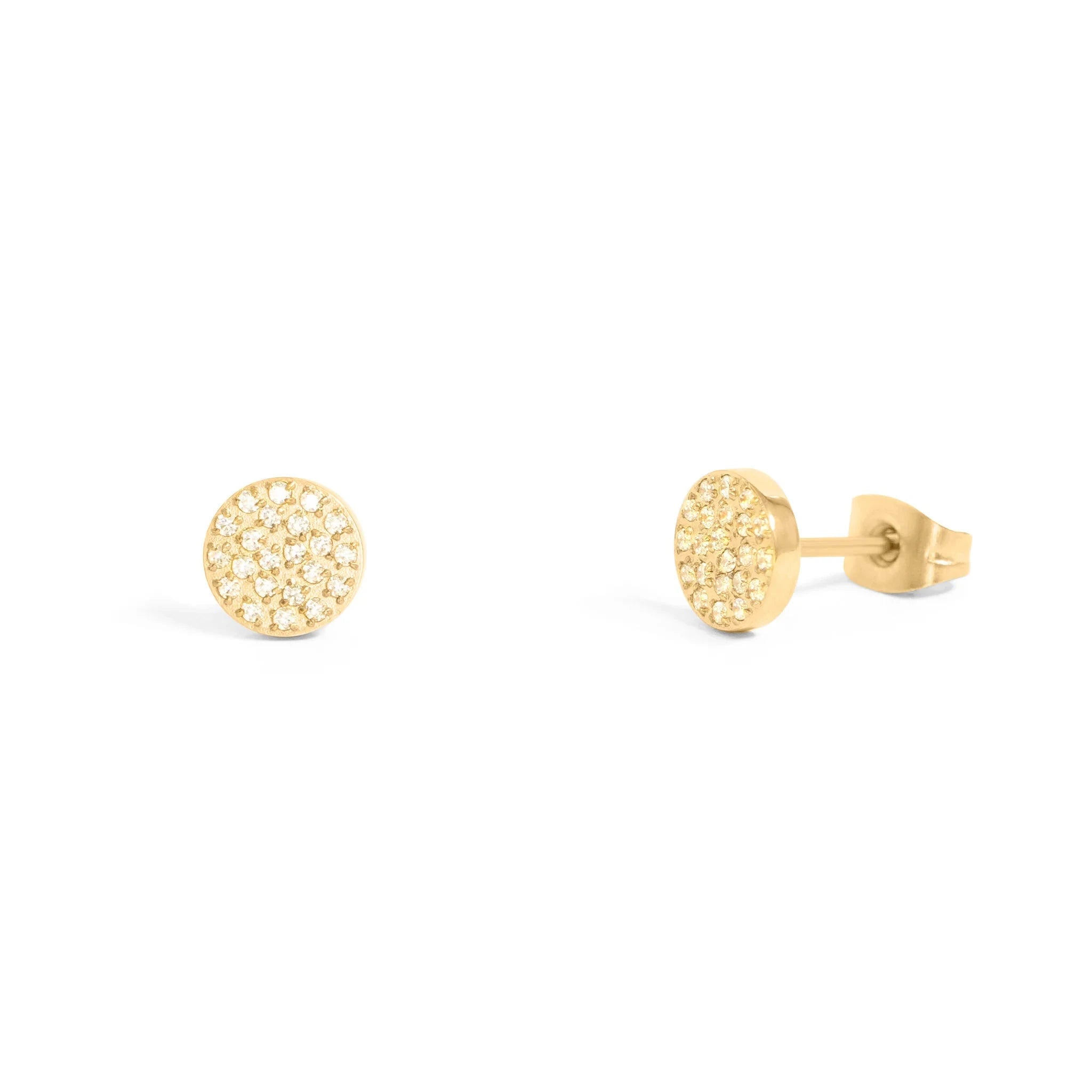Luna Pavé Studs