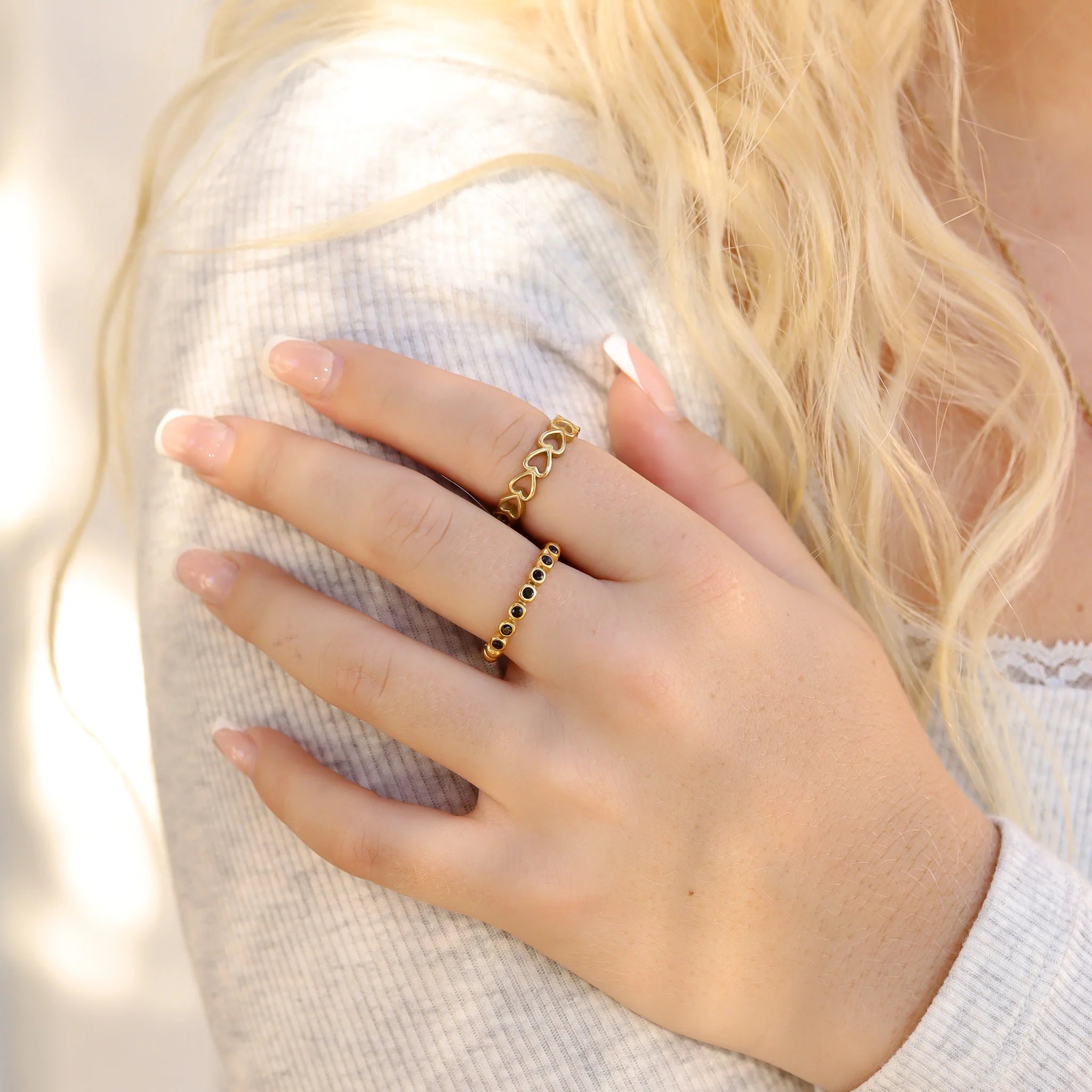 Noir Stacking Ring