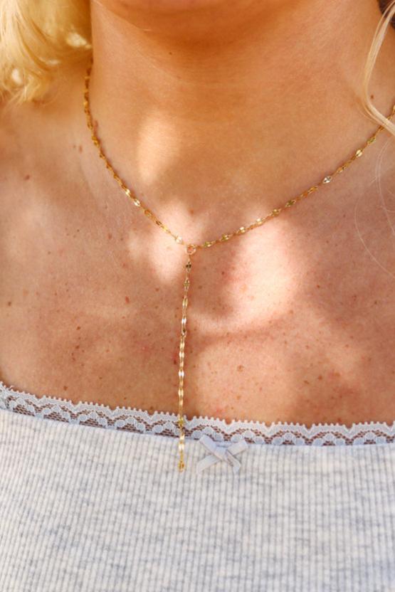 Valencia Lariat Chain Necklace