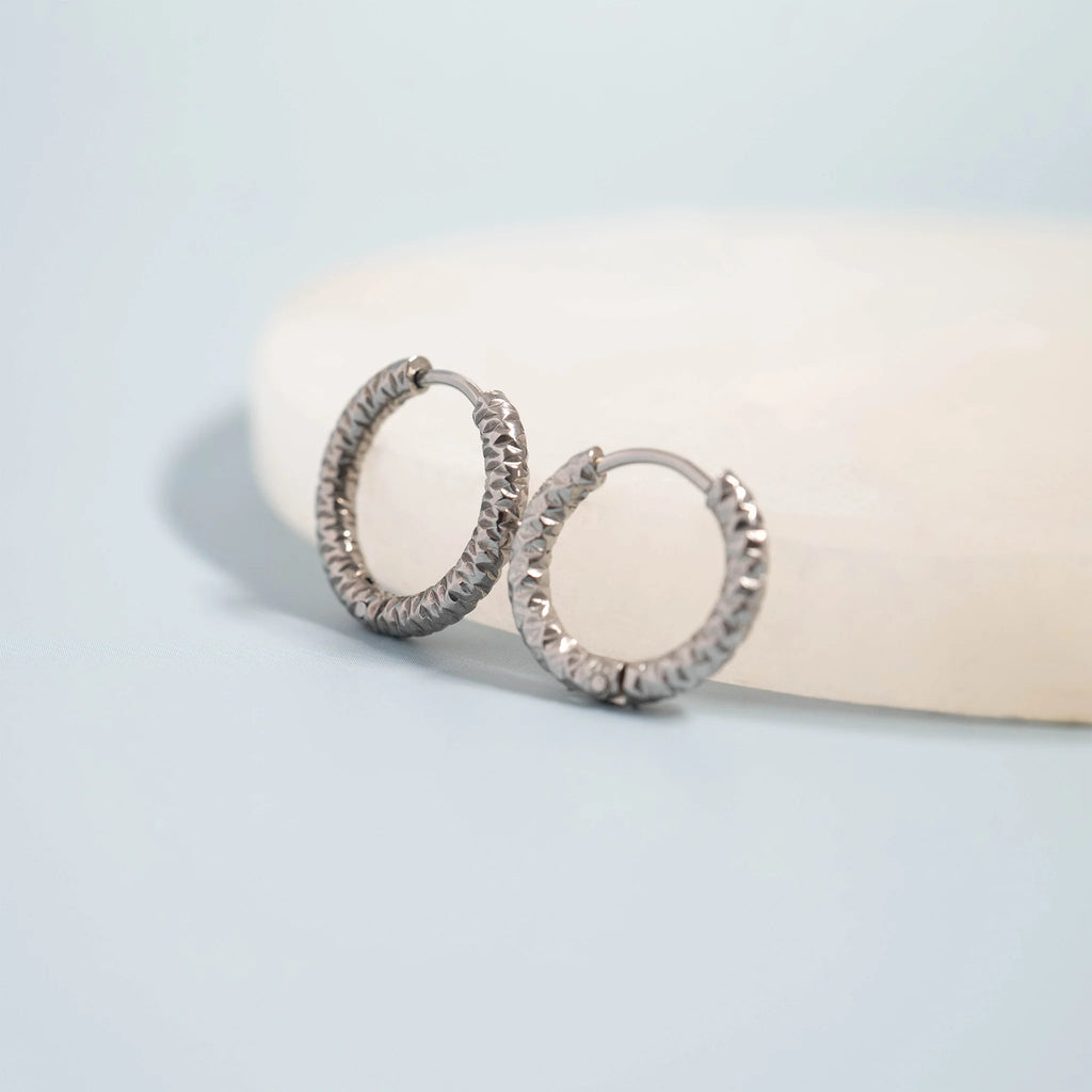 Sol Texture Hoops
